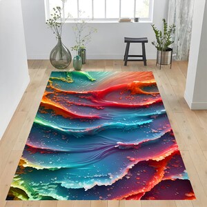 Rainbow Waves Rug | Bring Waves Of Color To Your Home