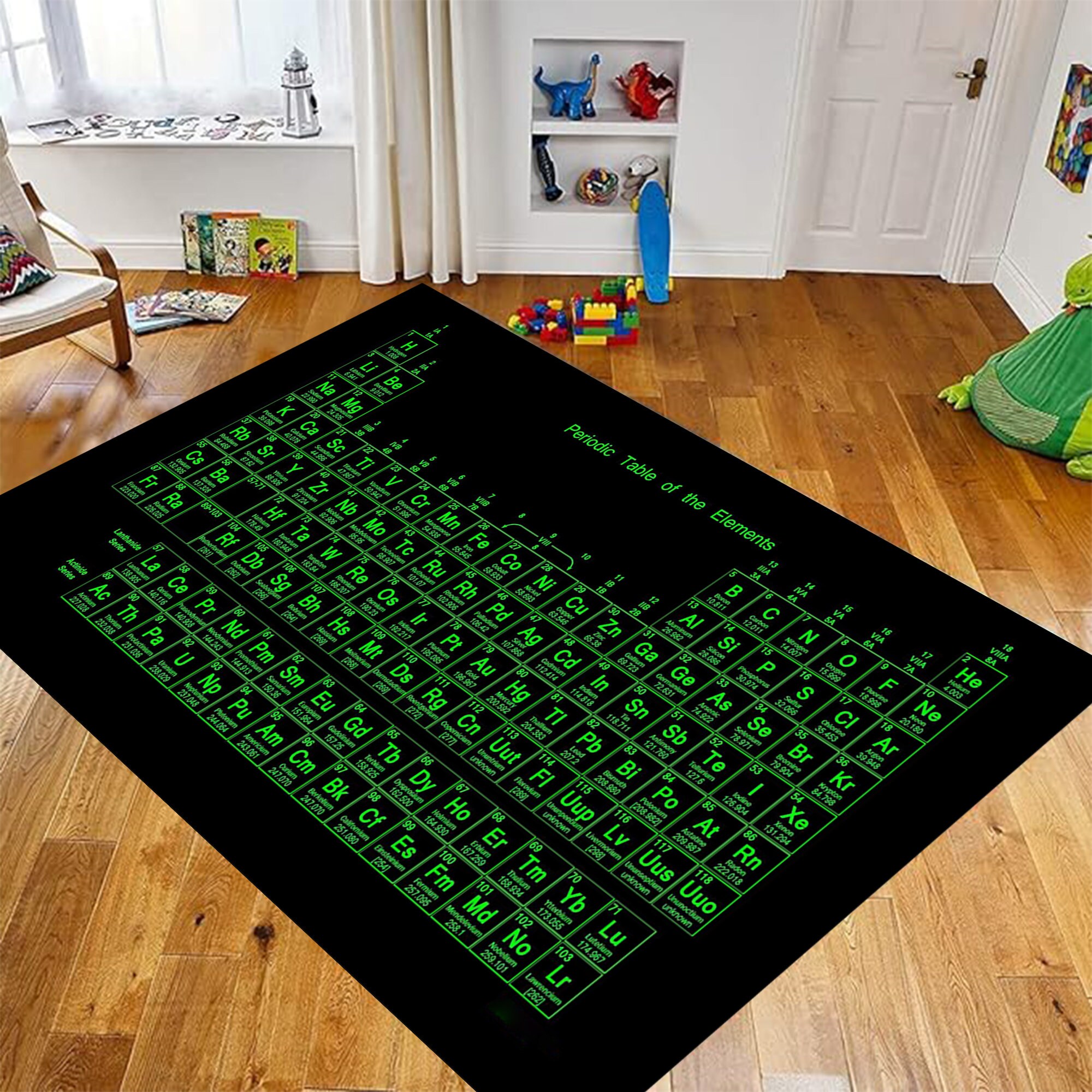 Science Classroom Rug Periodic Table Rug, Periodic Rug,chemistry Rug,educational Rug,chemical ...