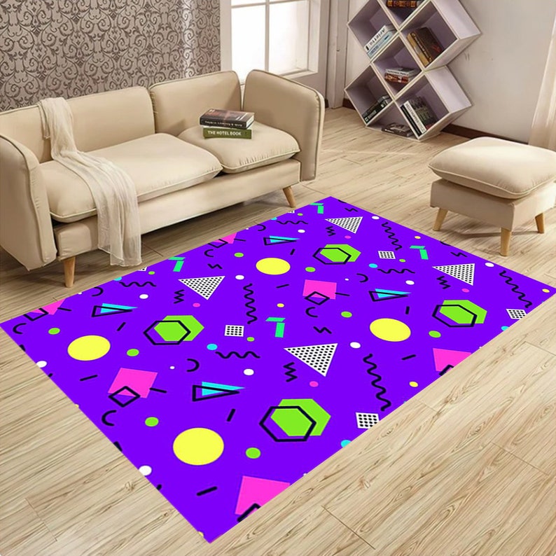 Arcade Rug, 80s Arcade Rug, Arcade Bowling Carpet, Bowling Rug, Arcade ...