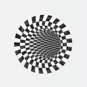 Optical Illusion Vortex Trick Round Rug, Optical Illusion Rug, 3D Druck Rug, Vortex Illusion Rug, Round Vortex Rug, 3D Vortex Rug, Round Rug image 10