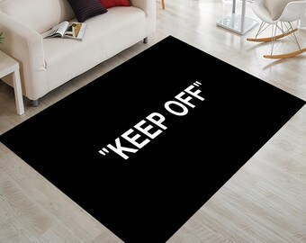 Alfombra Keep Off, diseño Keep Off, Keep Off Classic, alfombra negra, alfombra moderna para habitación, Keep Off, alfombras modernas, alfombra para sala de estar, alfombra popular, alfombras de área