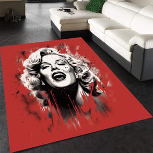 Marilyn Monroe Rug - Etsy