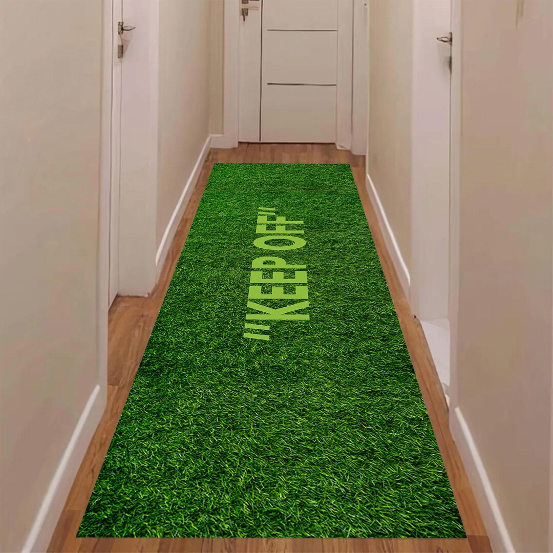 Keep Off Rug Turf KEEP OFF Rug, Keep off Runner, Grass Rug, Keep Off,grass Runner Rug ...