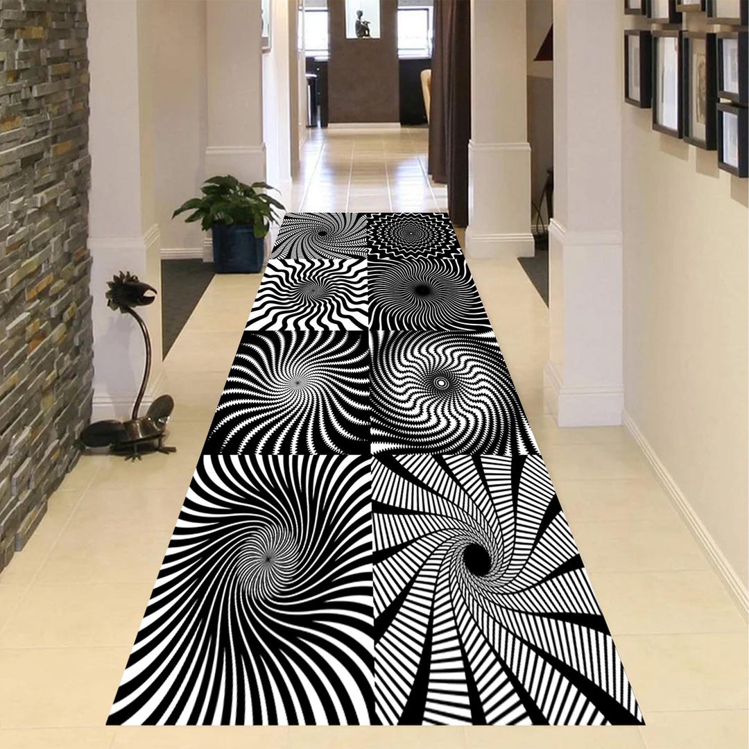 3D Runner Rug, 3D Rug,runner,illusion Rug,3d Vortex Runner Rug,rugs for ...