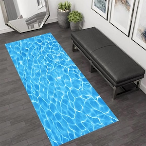 Tapis de mer, tapis de sable de mer, tapis de plage, tapis de coureur de plage, tapis de coureur, tapis nautique, tapis d&#39;été, tapis d&#39;océan, tapis décoratif marin, tapis de coureur d&#39;été, cadeau d&#39;été