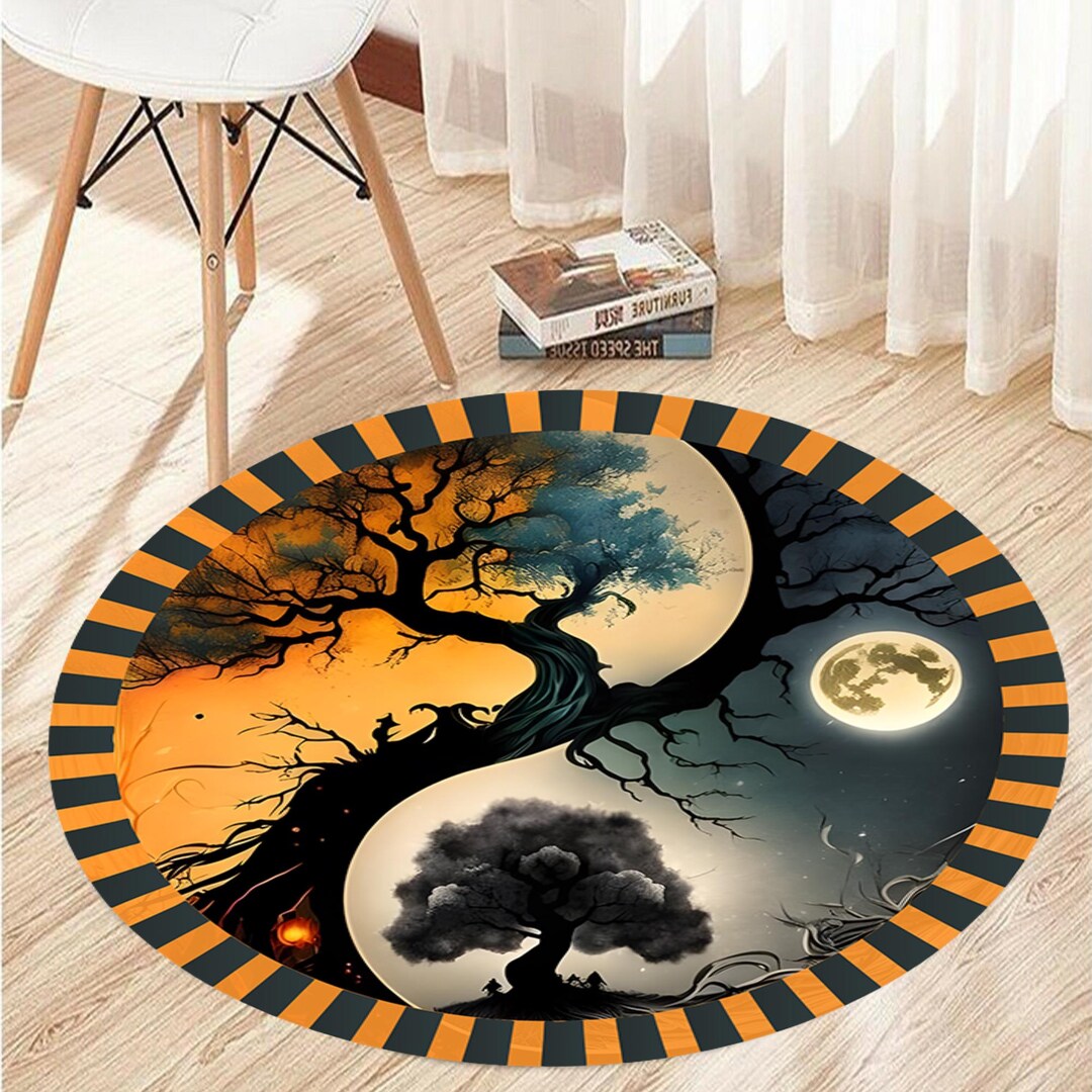 Tree of Life Round Rug, Round Rug, Tree of Life, Tree of Life Rug, Tree ...