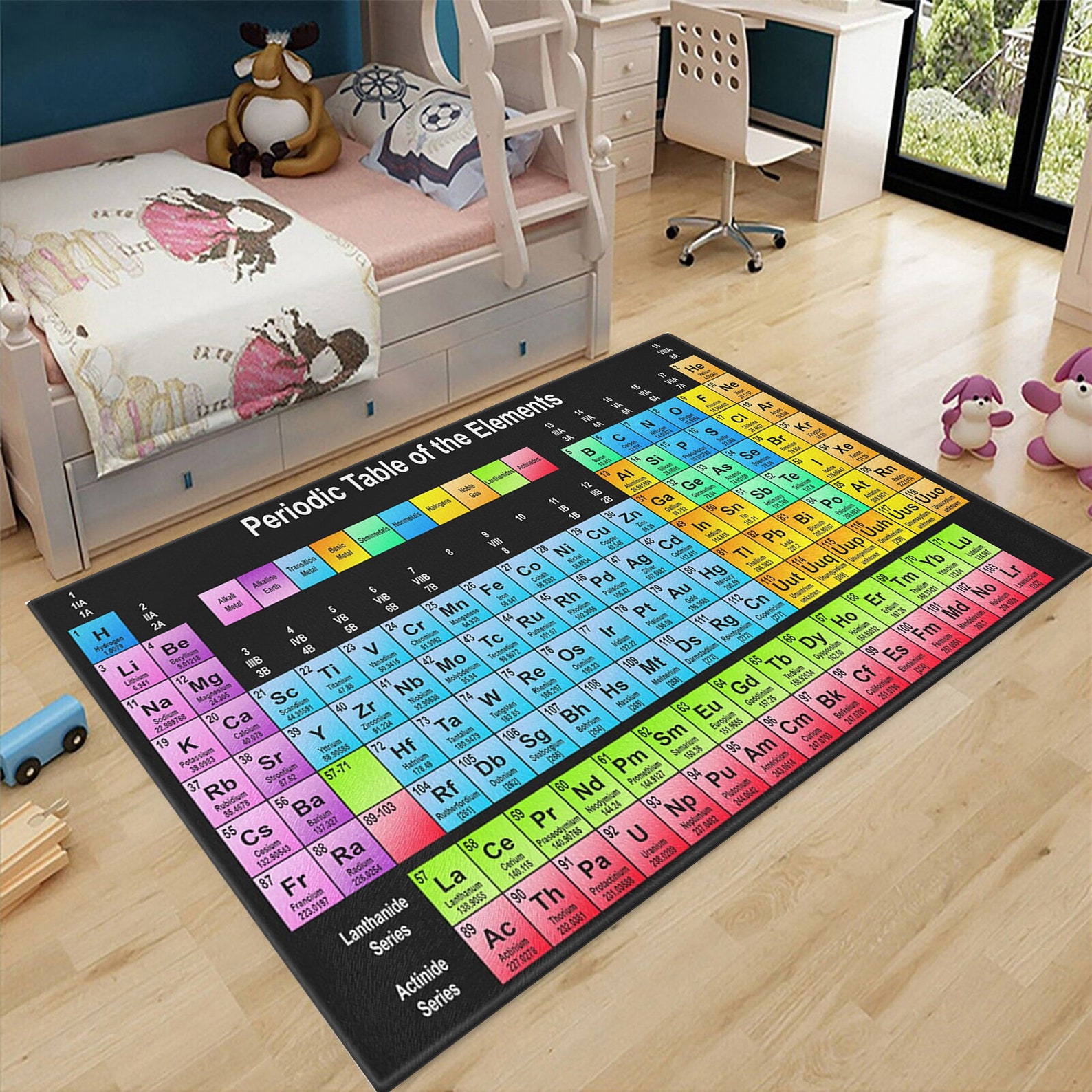 Periodic Table Rug, Periodic Rug,chemistry Rug,educational Rug,chemical ...