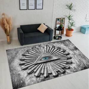 Egypt Rug, Egyptian Rug, Egyptian Style Rug, Antique Rug,Egypt Pattern Rug,Egyptian Art Rug,Anubis Rug,Ancient Rug,Horus Eye Rug,Rug,Teppich