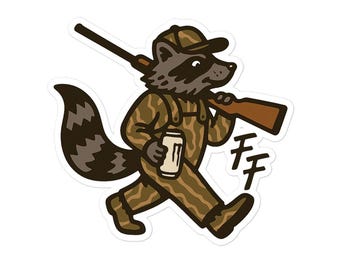 Adesivo com o logotipo Fieldform CamoPanda