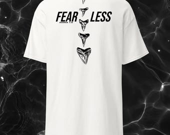 Camiseta Fear Less Shark Tooth – Josué 1:9
