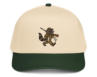 Chapéu de guaxinim camuflado
