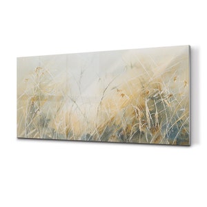 Spring Meadow Glass Splashback, Beige Cooker Panel, Gray Contemporary Glass Kitchen, Nature Ideas Decor Backsplash