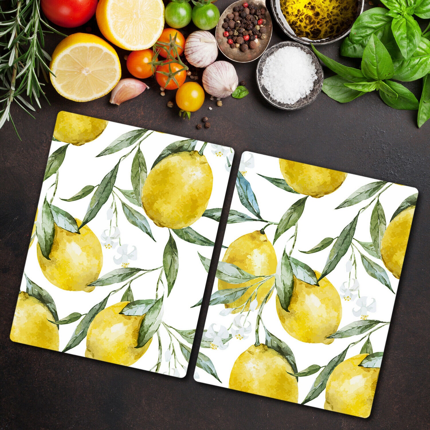 Jo e Joie Lemon Cutting Board Fruit Inspired Modern Kitchen Yellow for sale  online
