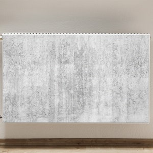Magnetic Mat For Radiator, Concrete Wall  GrayPrinted Radiator, Heating Cover, Beton Magnetic Masking Mat, Heat Cover, High Quality Print