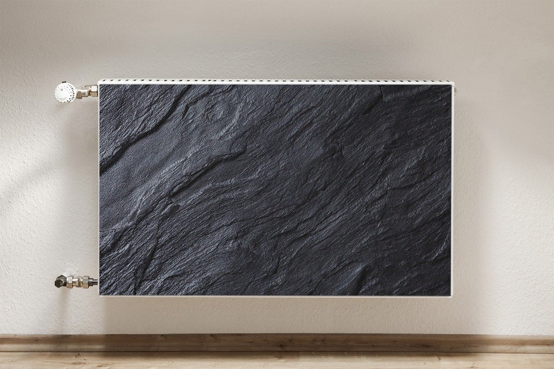 Magnetic Mat for Radiator, Black Stone Heating Cover Decorative Cover ...