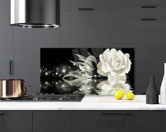 Panel Vidrio Templado TMK I 65x60cm - Antisalpicaduras Cocina 🌸