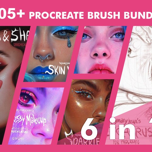 75 Procreate Brushes Procreate Brush Bundle 4 in 1 Etsy