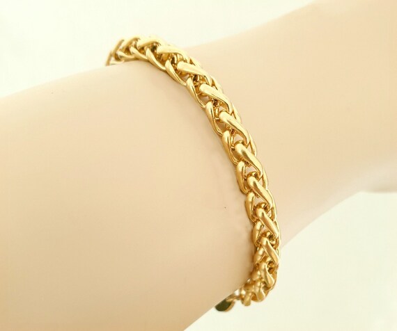 5mm Thick 18ct Gold Filled Braided 