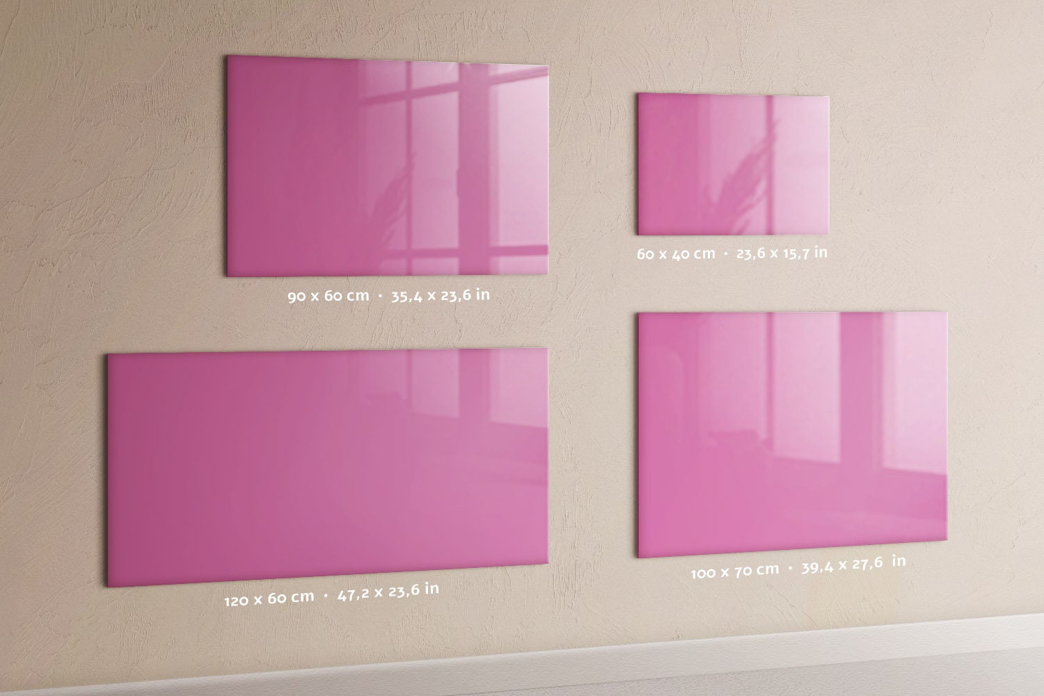 Pink Display Board, Pink Color, Magnetic Message Board, Chore Board ...