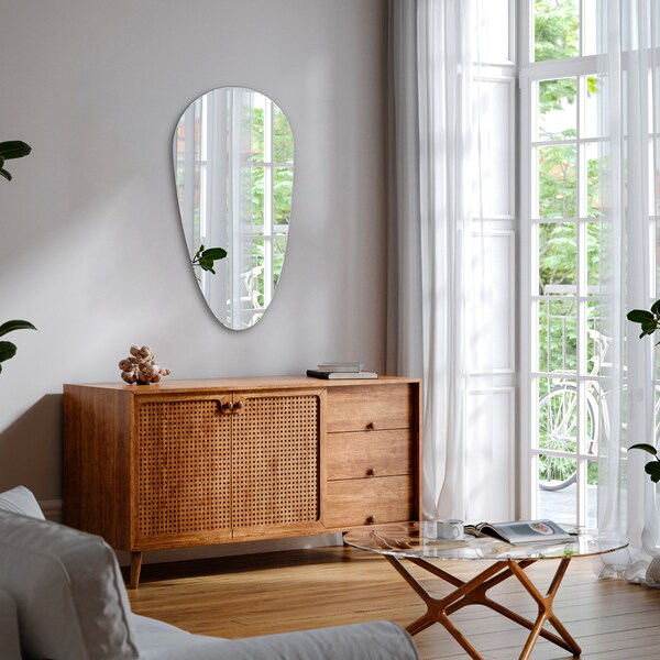Japandi Mirror - Etsy