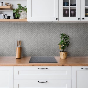 Black and White Panels Tile Stickers, Self Adhesive Tiles, Texture Tile Stickers, Black and white Decal Decor, Wall Tile Stickers, Set of 9