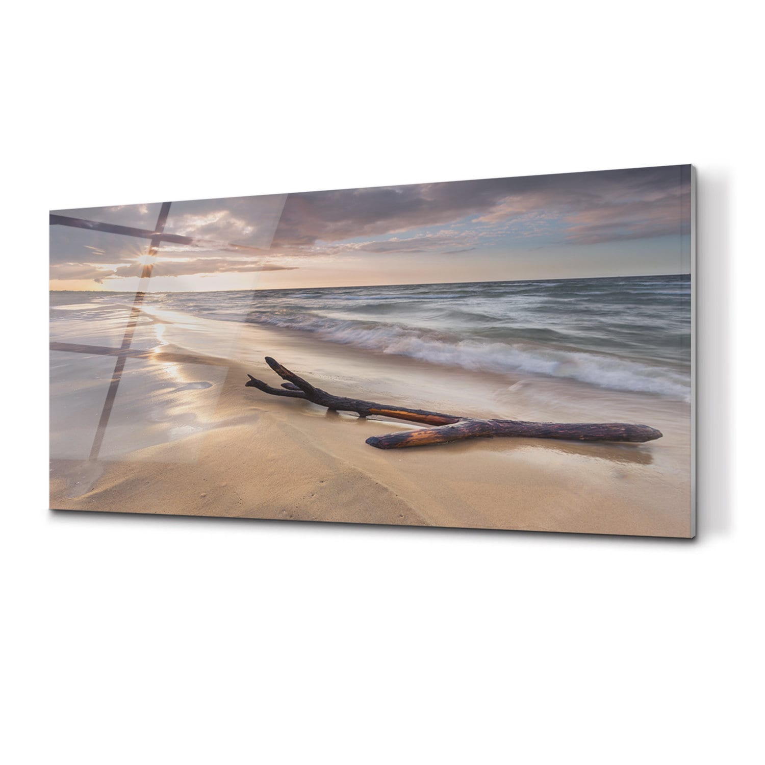 Crédence De Cuisine En Verre Tulup - 120x60 Cm - Thème Paysage Mer Plage - Neuf