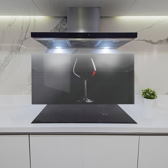 Crédence De Cuisine En Verre - Motif Bâtiments Ville - 100x50 Cm - Moderne