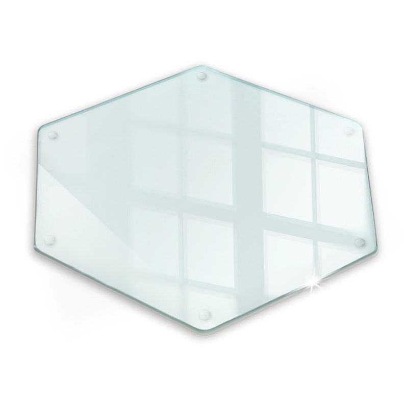 Transparent Glass Chopping Board, Counter Protection, See-through Tempered Glass Cutting Board, Clear Cooking Accessories image 8