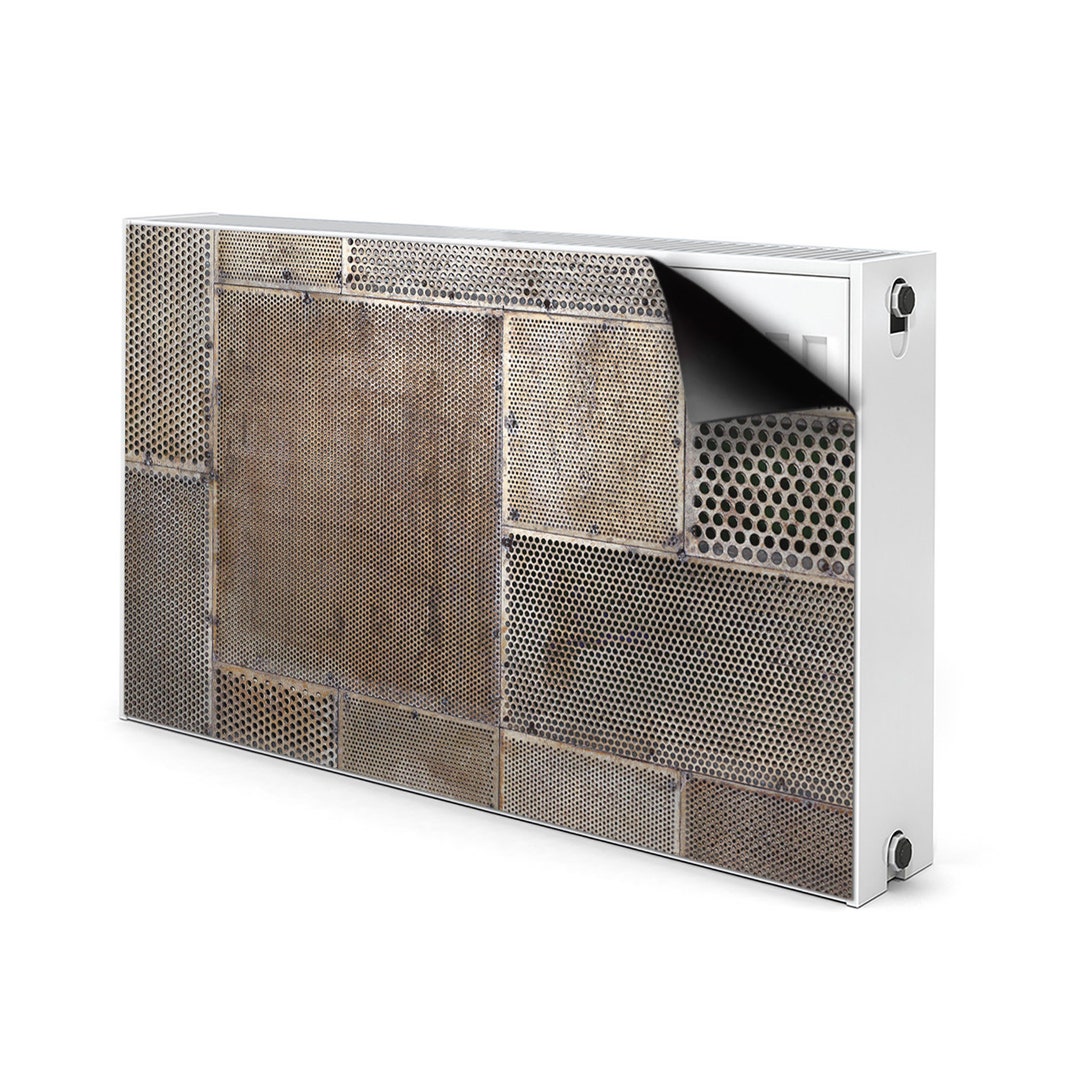 Mod Metal Radiator Covers Grunge Metal Pattern Heating Cover, Bronze Magnet Cover for the ...