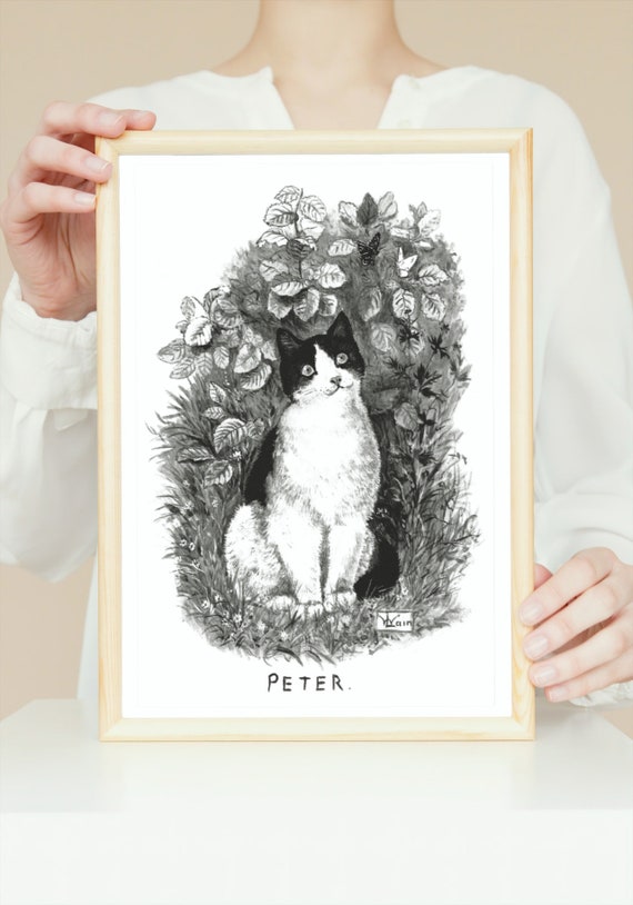 ルイス・ウェイン プリント 猫 壁アート 装飾 ピーター・ザ ルイス・ウェイン プリント 猫 壁アート 装飾 ピーター・ザ