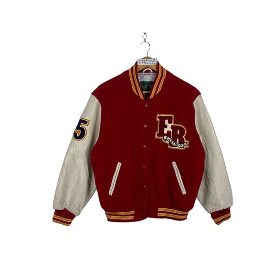 East Boy Letterman Jacket Large Vintage 