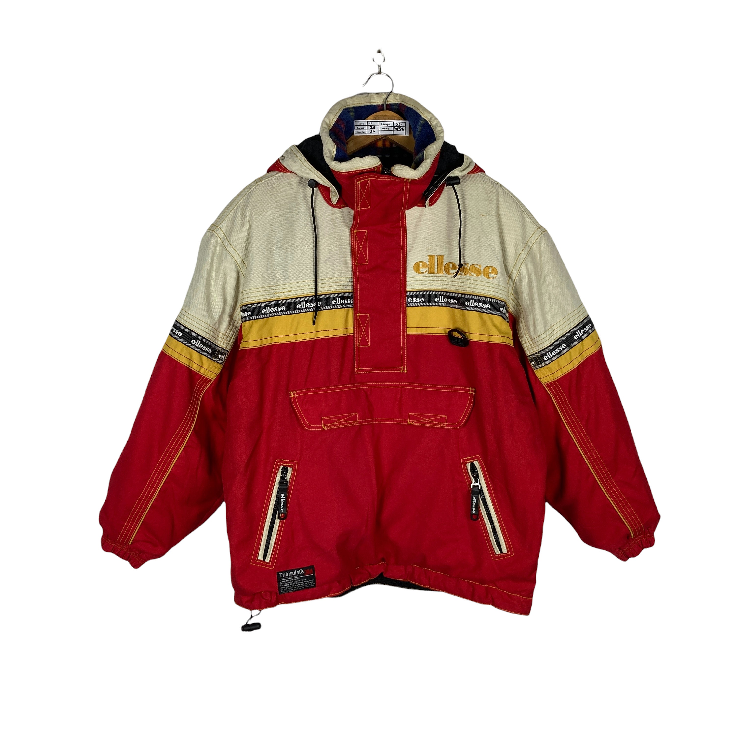 Ellesse Ski Suit Overall Jacket Large Vintage 90s Ellesse Etsy Hong
