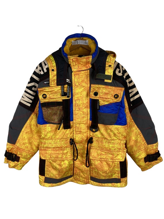 Vintage Multicolor Mistral Ski Jacket/Size L/Japanese Brand/Sportwear/Made In japan/Winter Session/Streetwear/90s/Rare/Snowboarding