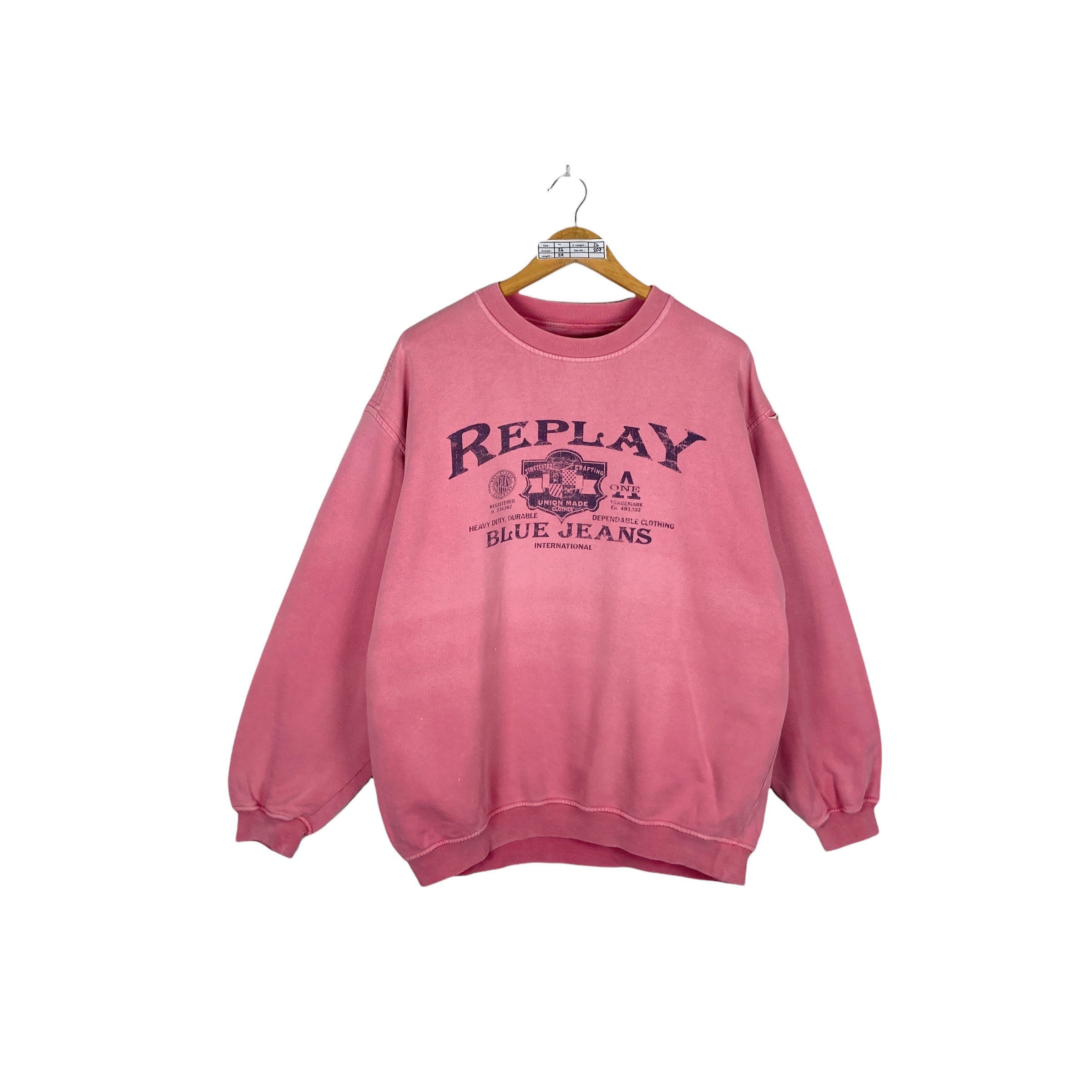 Replay Blue Jeans Italy Sweatshirt 