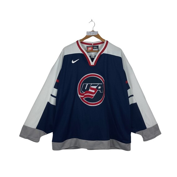Usa Hockey Team Jersey 2XL Vintage 90s Nike Usa Hockey Team - Etsy Finland