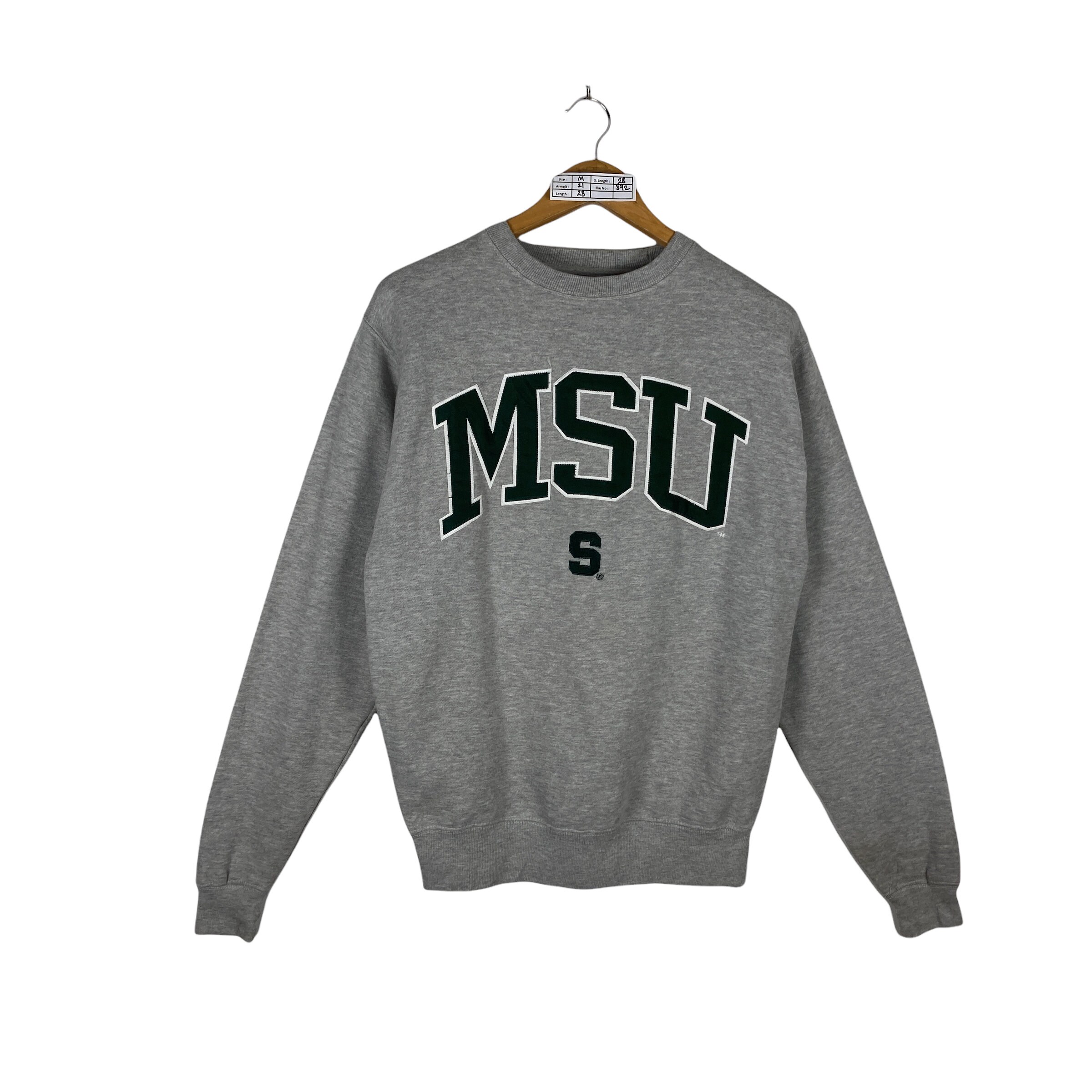 Michigan State Spartans Sweatshirt Medium Vintage 90s MSU - Etsy