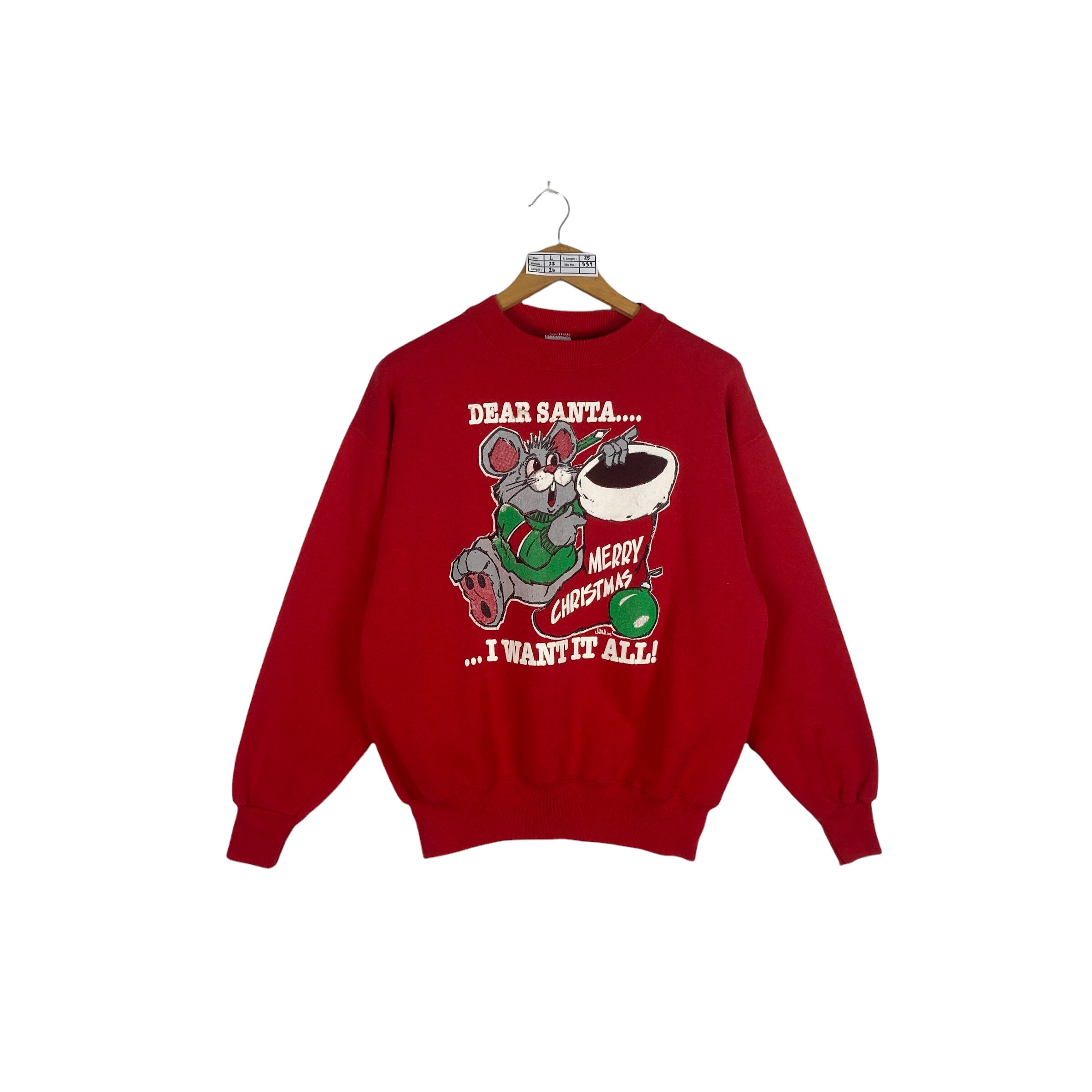 Vintage 90s Dear Santa I Want It All 