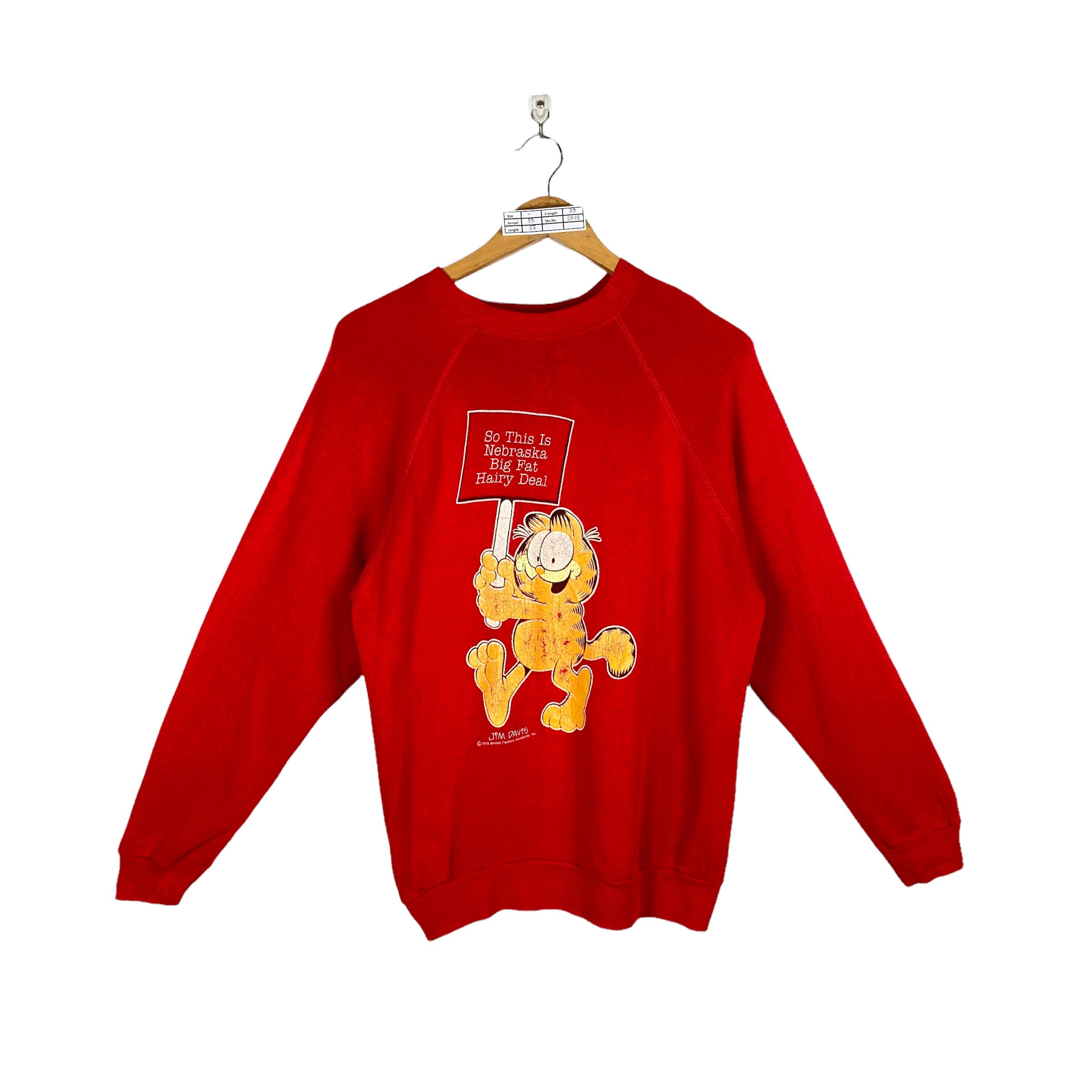 Garfield Sweatshirt - Etsy UK