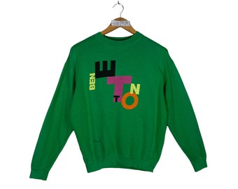 benetton logo sweatshirt