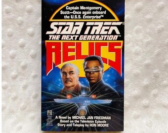 Star Trek The Next Generation Relics, Michael J Friedman, Mass Market, EXCELLENT