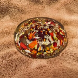 Vintage Handblown Murano Glass Paperweight (1950s)