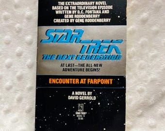 Star Trek The Next Generation, Encounter At Farpoint, D. Gerrold, 1987, VG-GOOD