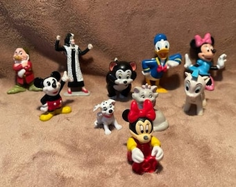 Vintage Mixed Lot of (10) Disney Figures