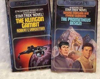 Star Trek Timescape Novels-The Prometheus Design(1982),The Klingon Gambit (1981)