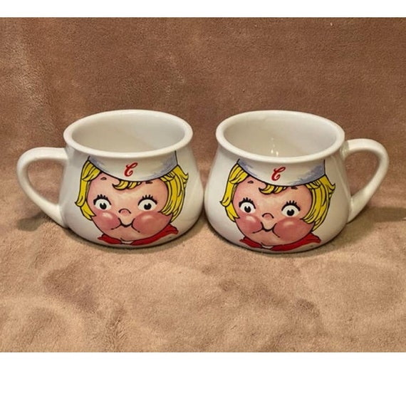 Vintage Campbell's Soup Kid Collectible Soup Mugs 1998 Etsy