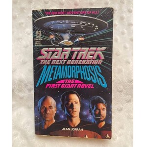 Star Trek The Next Generation Metamorphosis, Jean Lorrah, (1990)- Good
