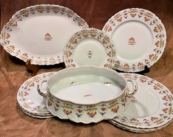 L S & S Carlsbad, Austria, China, Salad Plates, Sold as Set - Etsy