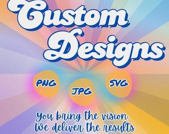 Custom Graphic Design: Personalized Logo, Poster, and More (Digital Download)