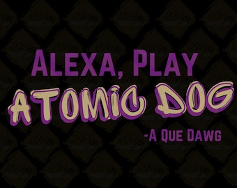 Atomic Dog SVG: Omega Psi Phi 1911 D9, Cricut Silhouette (Digital Download)
