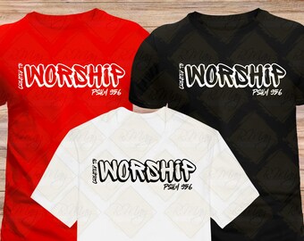 Created to Worship Psalm 95:6 SVG, PNG, JPG (Digital Download)